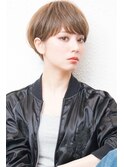 前下がりボブ・ 内巻きワンカール・ ボブショート・暗髪