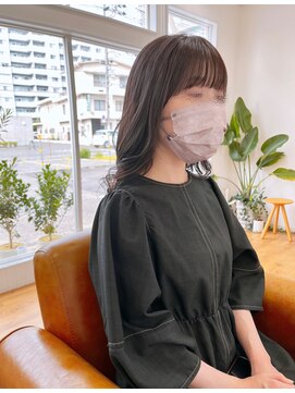 コムヘアー(COM HAIR) ロブ。ラベンダーアッシュ。