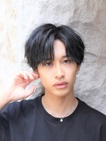 メンズフィール 東梅田店(MENS FEEL) ナチュラルツイストスパイラルセンターパートウルフショート