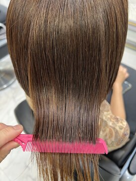 エスカーラ 表参道(THE ESCALA) @m_ayu/外ハネボブ/ペールベージュ/タビラマユミ