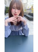 tuuli☆30代40代ペールベージュ切りっぱなしミディアム　33