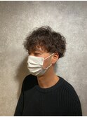 MEN’S HAIR/サーフカール/刈り上げセンターパート/本八幡