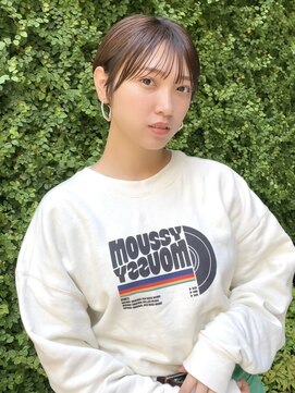 ビュー フクオカ(VIEW FUKUOKA) モードに大人可愛いダークアッシュイメチェンショートボブ