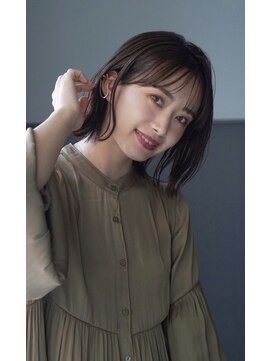 ガーデン ジングウマエ(GARDEN jingumae) 大人ボブ/大人ガーリー/シースルー/切りっぱなし/ダークアッシュ