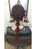 玉ねぎヘアーアレンジ
