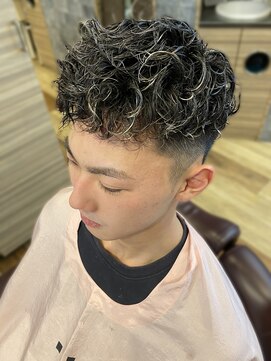 銀座マツナガ 神田店 10代20代◎金メッシュツイストスパイラル簡単束間セット