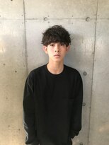 メンズヘアトーキョー 渋谷(MEN'S HAIR TOKYO) 無造作マッシュ/刈り上げ/束感/黒髪