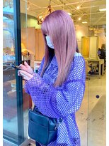 ロジェ(loje) 【loje】pink×black*ストレートモードヘア