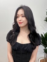 ピープスアンドスー 表参道 渋谷(Peeps&Suu.)&nbsp;艶髪韓国ヘア/パープルブラック/艶髪レイヤーカット