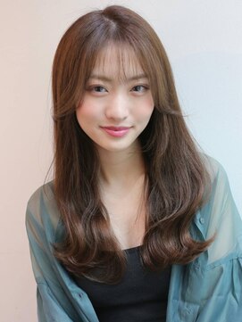 アグ ヘアー カラン 成増店(Agu hair calin) 《Agu hair》ミントアッシュ×毛先外ハネロング