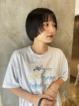 ハマモト 前上がりボブ