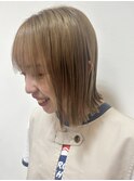 切りっぱなしボブ
