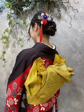 スリー(THREE) 振袖着付け　ヘアセット