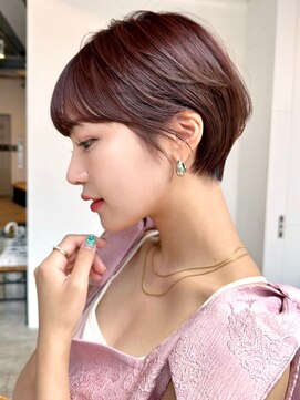 アルバム 池袋(ALBUM) ナチュラルショート_ハッシュカットフルバング_ba470283