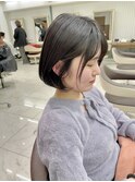 黒髪でも重くならない！ボブよりショートボブ