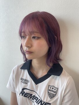 サラ ビューティー サイト 古賀店(SARA Beauty Sight) チェリーレッド×ラベンダー