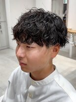 ネイロ 錦糸町(NeiRo) 波巻きスパイラルパーマツイストスパイラルパーマメンズマッシュ