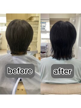 ヘアー アレス(hair ales) メンズエクステ／メンズウルフ/エクステウルフ／襟足エクステ