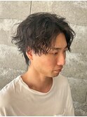 波巻きスパイラルパーマツイストスパイラルパーマシャドウパーマ