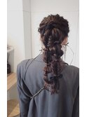 お呼ばれヘア/ポニーヘアアレンジ