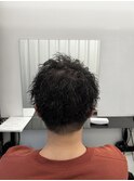 ★メンズショート/アップバング/ツーブロック/マッシュ/波巻き