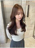 羽エクステ×姫カットレイヤー×韓国風巻き【ayana】