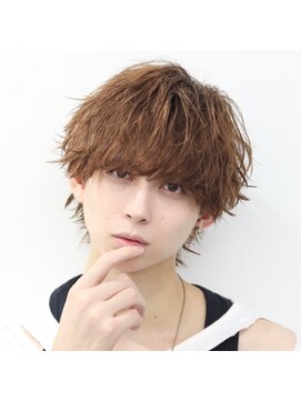 トゥルークリエイション 大宮(True Creation) 茶髪無造作マッシュ