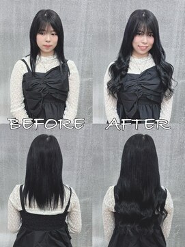 リップ 大阪本店(LIP) 【レミー100%最高級人毛/ロング】シールエクステ60枚