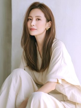 アルトリスト(Altruist Aging×HAIR&SPA) ★ダークアッシュ大人ガーリーボブ着物ミディアムレイヤーカット