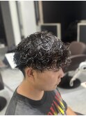 波巻きシャドウパーマ