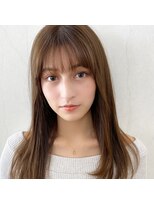 モンド ヘアクリエーション 下荒田店(monde hair creation)&nbsp;【monde】暗髪カラー×シースルーバング