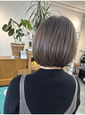 ＊ショートボブ× シアーベージュ＊