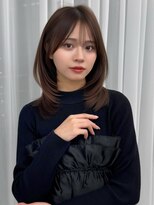 アマトウキョウスマートサロン(AMA TOKYO×Smart Salon) くびれレイヤー/顔まわりカット/レイヤーカット/小顔ヘア