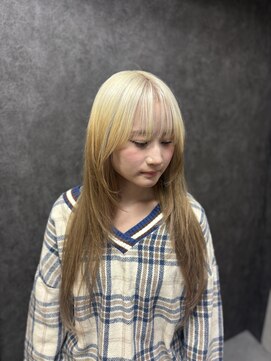 ルフレ 新宿本店2nd(Reflet) 【NAKAJI】ハイトーンデザインカラーエクステ