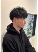 ナチュラルマッシュ×パーマ