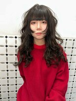 ナービス(NARVIS)&nbsp;顔まわりカット/全体パーマ/ゆるふわカール/くせ毛風