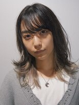 ワークス 下北沢(WORKS)&nbsp;小顔ハイライトカラーセミウェットウェーブ【下北沢】