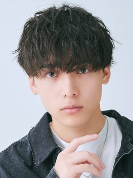 エルマーク 京都駅前(L-MARK) シャドウパーマ/曲がる縮毛矯正/ニュアンスパーマ/men's/眉毛