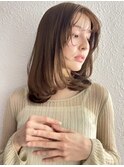 韓国レイヤー/髪質改善/春カラー/ブリーチなし透明感カラーp浦和