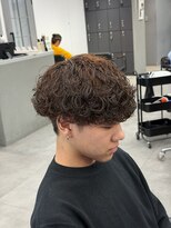 オーバルバイアピッシュ(OVARL by apish) 波巻きプードルメンズパーマシャドウパーマメンズサロン