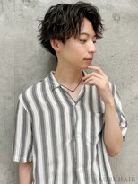 オーブヘアー バース 関店(AUBE HAIR verse)&nbsp;20代・30代_メンズカット_センターパート