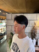 ファスナー(fustener) メンズセンターパート