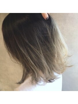 アンククロス 表参道(ANKH CROSS) 外国人風ホワイトブロンズgradation