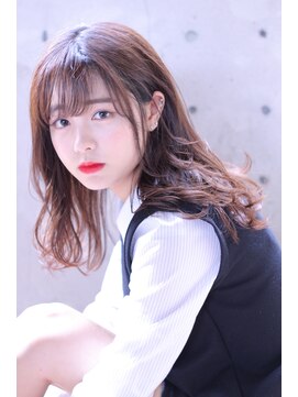 カシュカシュ(cache cache) cache cache★シースルーバングのふんわりセミロング