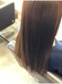 透明感カラー×マットブラウン×美髪チャージ