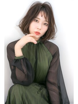 モッズ ヘア 西宮店(mod's hair) ナチュラルフェザーボブミディ