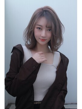 ラバーズ ラパーク岸和田店(LOVERS) ナチュラルボブ_Aラインボブマロンベージュ_71