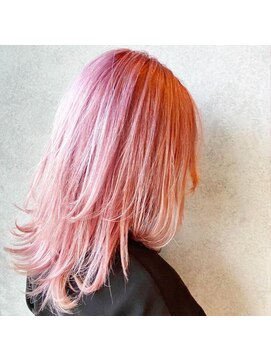 ムード カナザワ(mood kanazawa) 淡いピンク☆ミディアムレイヤー