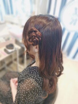 ヘアセットサロン ミント(Hair set salon MINT) 羊さんハーフアップ