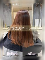 スイート ヘアデザイン(Suite HAIR DESIGN)&nbsp;《Suite》髪質改善ストレート　ロング　ピンクベージュ